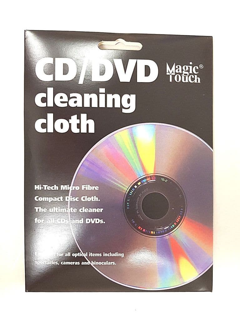 CD DVD Cleaning Cloth Micro Fibre Specialist Cloth Glasses Optical Item ...